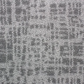 Metrážny koberec CROSS LINE sivý