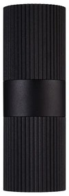 Nordlux - Vonkajšie nástenné svietidlo KYKLOP 2xGU10/25W/230V IP54 čierna