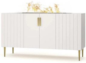 Elektrický krb Prins 1000 biela