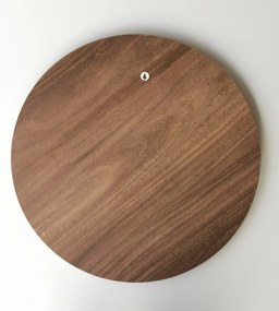 Kulaté nástěnné zrcadlo Ayna 60 cm ořech