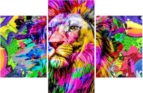 Obraz - 3D obraz leva (90x60 cm)