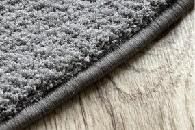 Koberec kruh VELVET MICRO sivý 90