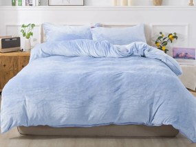 XPOSE® Mikroplyšové obliečky JORGA Exclusive - svetlo modré