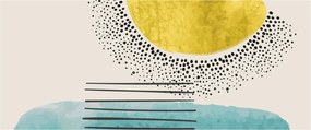 Obraz - Abstraktná maľba pláže N⁰2 (120x50 cm)