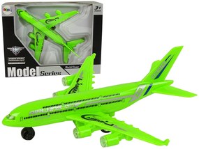 Lean Toys Zelené lietadlo