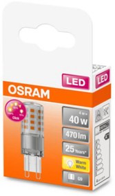 OSRAM LED žiarovka G9 4W 2.700K číra stmievač