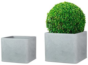 Scheurich Kvetináč Cube (kamenistá sivá, Ø 40 cm)  (100349931)