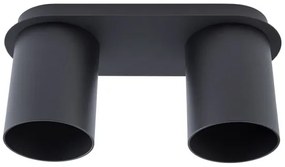 Stropné svietidlo CREEP 2xGU10/25W/230V čierna
