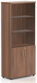 Vysoká skriňa Visio 80 x 38,5 x 183,5 cm, orech