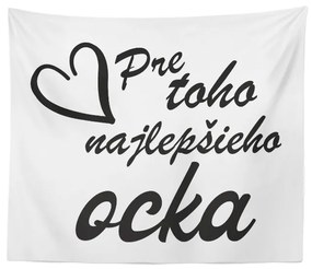 Sablio Deka Pre toho najlepšieho otecka: 150x120 cm