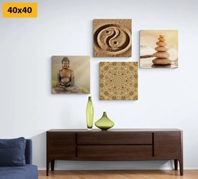 Set obrazov v štýle Feng Shui Varianta: 4x 40x40