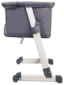 Lionelo - Cestovná postieľka THEO tmavosivá