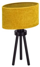 Duolla - Stolná lampa OVAL 1xE27/15W/230V pr. 30 cm hnedá