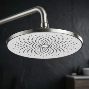 Rea RIVO, sprchová súprava s pákovou batériou, brúsená oceľ, REA-P9498