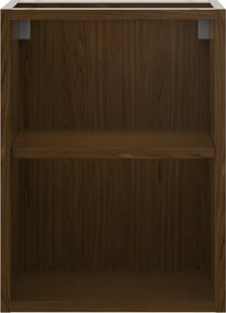 Mexen Box-A, otvorená skrinka s policou 35 cm, orech, 91AX2-0350-470-0-86