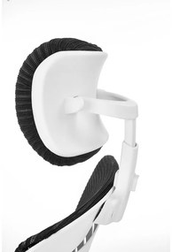 Kancelárska stolička Socket, čierna / biela