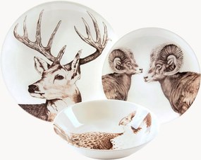 Súprava riadu Faune & Flore, 3 ks