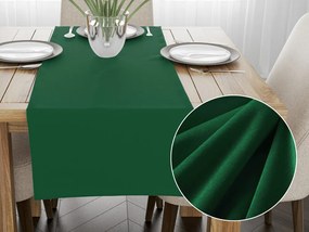Biante Zamatový behúň na stôl Velvet Prémium SVP-032 Zelený 45x140 cm
