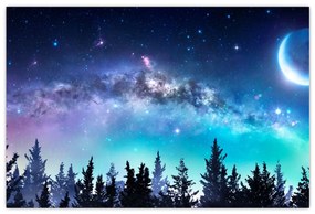 Obraz - Mliečna dráha (90x60 cm)