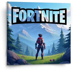 Sablio Obraz FORTNITE Horská krajina - 110x110 cm