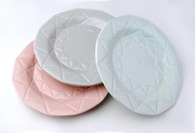 Porcelánový tanier Adel, (fi) 24 cm, mentolová