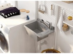 Deante BDN_071M - Drezová batéria s vyťahovacou sprškou NARCYZ lesklý chróm