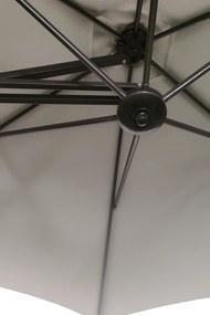 Zahradní slunečník Houseland Zylo 300 cm světle šedý