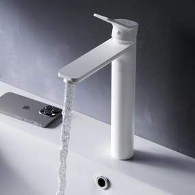 Umývadlová batéria AM.PM X-Joy FXA92233 jednopáková, vysoká, biela