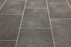 PVC podlaha Bingo Galerie 599 dlažba, grafitová