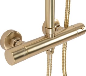 Rea Parot, sprchová súprava s termostatickou batériou, zlatá matná, REA-P2323