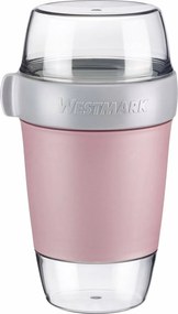 Westmark Trojdielna dóza na jedlo, 1150 ml, ružová, L