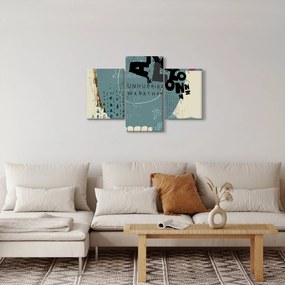 Obraz - Lietajúci balón s dúhou (90x60 cm)