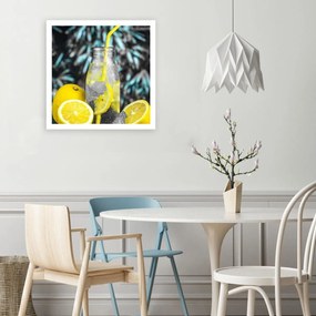 Obraz na plátně Citronový nápoj - 50x50 cm