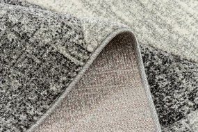 Koberec FEEL 5673/16811 HERRINGBONE čierny / sivý / krémový