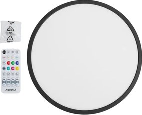 Brilagi - LED RGBW stmievateľné stropné svietidlo VIBE LED/36W/230V 3000-6500K čierne +DO