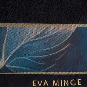 FROTÉ UTERÁK EVA MINGE12 SADA 3 KS 70X140 CM ČIERNA