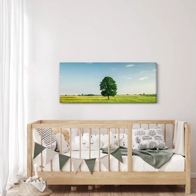 Obraz stromu na lúke (120x50 cm)
