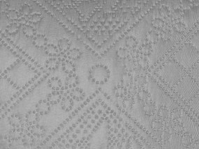 Posteľná prikrývka 200 x 220 cm sivá ALAMUT Beliani