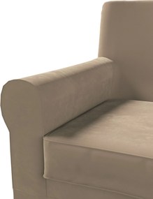 Poťah na kreslo Ektorp Jennylund farba produktu béžová látka lesklá, zamatová