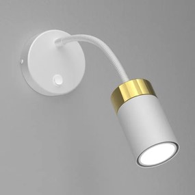 Flexibilná lampička JOKER 1xGU10/8W/230V biela/zlatá