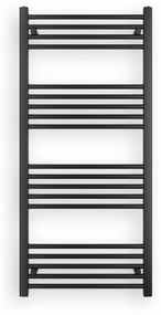 Erga Puerto, vykurovacie teleso 1300x600 mm, 620W, čierna matná, ERG-LAV-GRZE-BK-60130