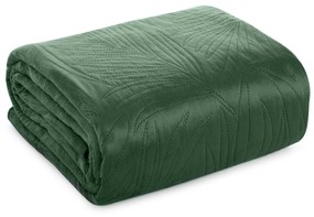 Prehoz na posteľ D91 LUIZ 4 170X210 cm, tmavo-zelený
