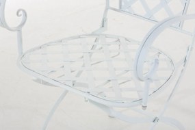 Kovová stolička Adara - Biela