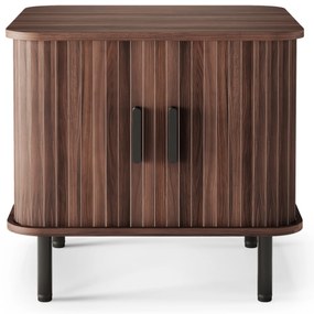 Noční stolek Gliss 58 cm ořech tmavý