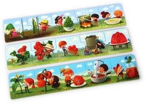 Puzzlika 13968 Varíme spolu II - náučné puzzle 15 dielov