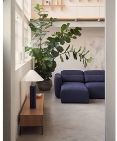 TV stolík v dekore duba v prírodnej farbe 195x35 cm Vedrana – Kave Home