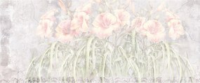 Obraz - Freska ľalií (120x50 cm)