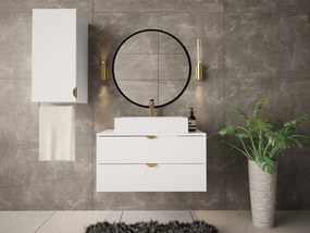 Kúpeľnová zostava Boterio IV, Sifón: bez sifónu, Umývadlo: nie, Farba: biela