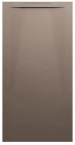 LAUFEN Pro S obdĺžniková sprchová vanička z materiálu Marbond, lineárny odtok na kratšej strane, 1800 x 900 x 36 mm, matná kávová, H2111801290001