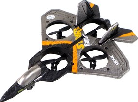 LEAN Toys Diaľkovo ovládané stíhacie lietadlo R/C Silver